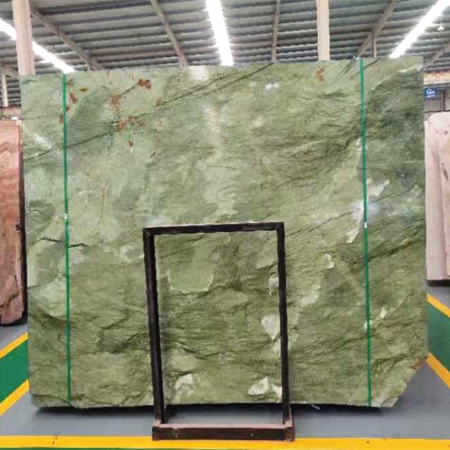 green jade marble slab